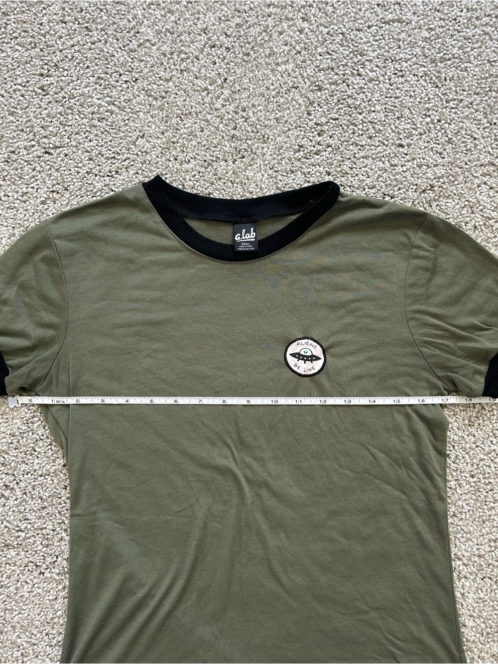 alien patch ringer tee - Picture 7 of 10